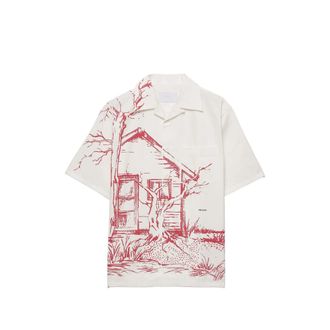 Prada Printed Bowling Shirt