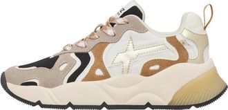W6YZ Sarah-W. - Dames - Sneakers - Veelkleurig - 35 EU - Leer - Schoenen