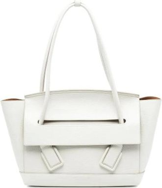 Bottega Veneta Pre-owned Tote Bags, female, White, Size: ONE SIZE Pre-owned Leather Tote