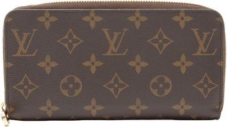 Louis Vuitton Brown Monogram Canvas Zippy Wallet (Authentic Pre-Loved)