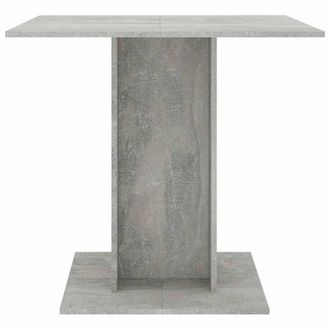 Berkfield Home Beautiful Dining Table Concrete Grey 80x80x75 cm Engineered Wood | Size: 80 x 80 x 75 cm