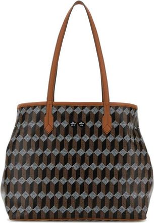 Au D&eacute;part Printed Canvas Tote No.47 Shopping Bag