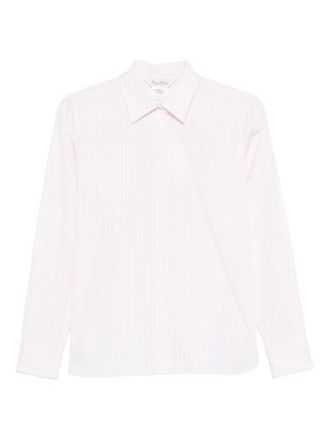 Max Mara stripe-pattern shirt - White