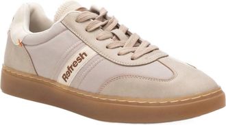 Xti Womens Refresh Lace Sneakers In Taupe