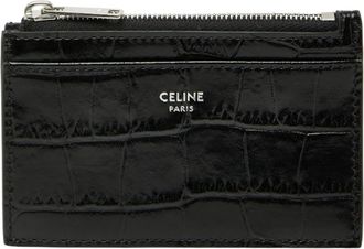 Celine Black Leather Coin Purse/Coin Case (Pre-Owned)