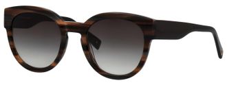 Brendel eyewear Sonnenbrille BRENDEL EYEWEAR Modell 906202, Damen, braun gestreift, gemustert, leicht gl&auml;nzend, Sonnenbrillen Sonnenbrille, Form Panto, Logoschriftzug