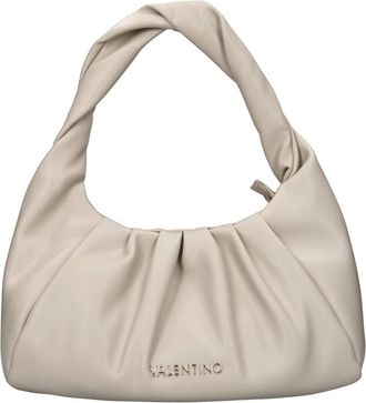 Mario Valentino Lake Re Hobo Bag - Dames - Schoudertassen - Beige - ONE Size - Leer - Tassen