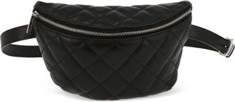 Chanel 2020 diamond-quilted belt bag - women - Leather - One Size - Black