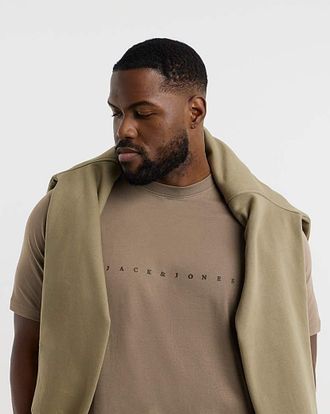 Jack & Jones Jack & Jones Star Logo T-Shirt - Brown