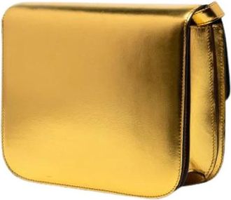 Celine Pre-owned Vintage Crossbody Tas - Dames - Vintage Schoudertas - Geel - ONE Size - Leer - Vintage