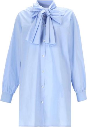 Moschino Dames, Blouses & Shirts, Blauw, Maat: XS