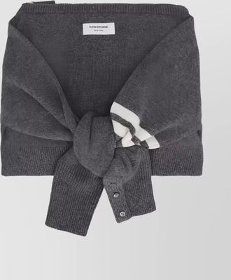 Thom Browne merino wool clutch bag