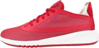Geox Stijlvolle Aerantis C Sneakers - Dames - Sneakers - Rood - 36 EU - Schoenen