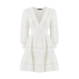 Ermanno Scervino Short Dresses, female, White, Size: S Abito Corto