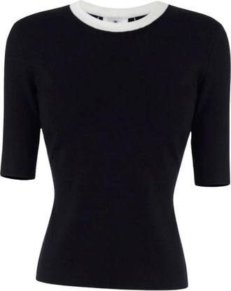 Elisabetta Franchi Donna, Maglie, Nero, XS, new