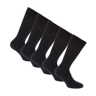 HUGO BOSS Heren Sokken (Pak Van 5) (Donkerblauw)