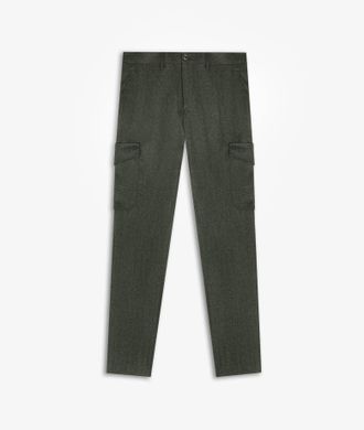 Larusmiani Wool Cargo Trousers Verbier Pants