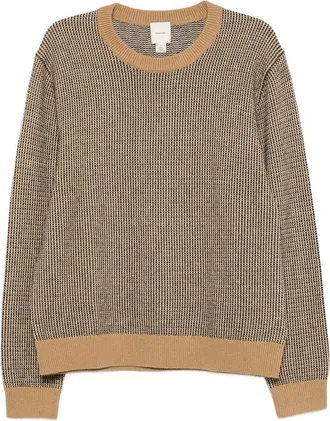 Calvin Klein Micro-patterned Crew-neck Sweater