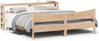 vidaXL Vidaxl - Estructura De Cama Con Cabecero Madera Maciza Pino 180x200 Cm