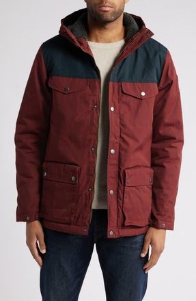 Fjällräven Greenland Winter Jacket in Maroon-Dark Navy at Nordstrom, Size X-Small