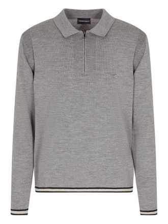 Emporio Armani Wool Polo Shirt-Uomo