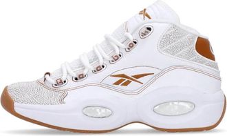Reebok Mid Witte Basketbalschoen Iverson N&deg;3 - Heren - Outdoorschoenen - Wit - 42 EU - Fitness