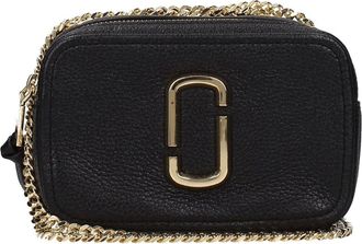 Marc Jacobs Zwarte Leren Schoudertas