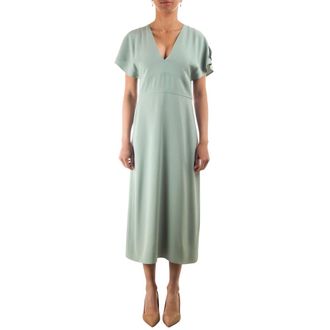 HUGO BOSS Dames, Jurken, Groen, Maat: L Poliester