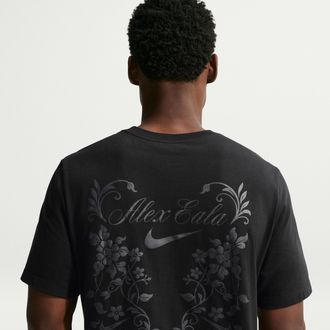 Nike Mens Court Alex Eala Tennis T-Shirt in Black | JU4850-010