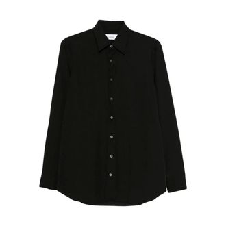 Lardini Casual Shirts, male, Black, Size: 2XL Lardini Shirts Black