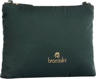 Braccialini Beth Puffy Clutch - Dames - Tassen - Groen - Maat: ONE Size