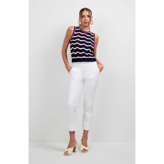 Trina Turk Cawley Tank in Ink Multi at Nordstrom, Size X-Large