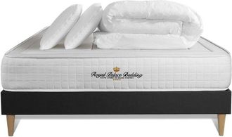 Royal Palace Bedding Pack Colch&oacute;n Negro Espuma Viscoel&aacute;stica 200 X 200