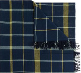 Homme Pliss&eacute; Issey Miyake Sciarpa in cotone - Blu