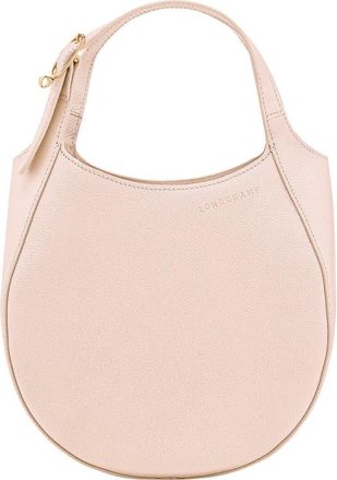 Longchamp Le Foulonn&eacute; Leather Top Handle Crossbody Bag in Cream at Nordstrom