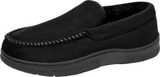 Generic Black Men Relaxed Velvet Thick Warm Large Size Shoes for Fall and Winter Wear with Soft Sole Low Heel Snow Boots and Comfortable Fit