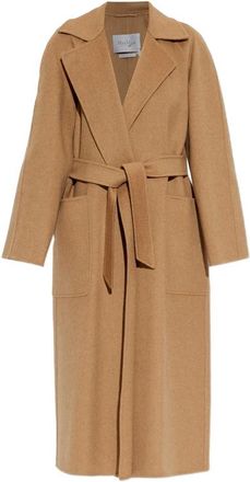 Max Mara Long Camel Robe Coat