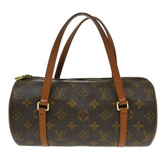 Louis Vuitton Papillon Monogram Canvas Brown Canvas Handbag (Pre-Owned)