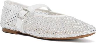 Dune London Haislee Mary Jane Flat in White at Nordstrom, Size 10Us