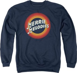 Gildan Looney Tunes Merrie Logo Adult Crewneck Sweatshirt