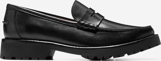 Cole Haan Womens Treena Lug Loafers - Black Size 6.5