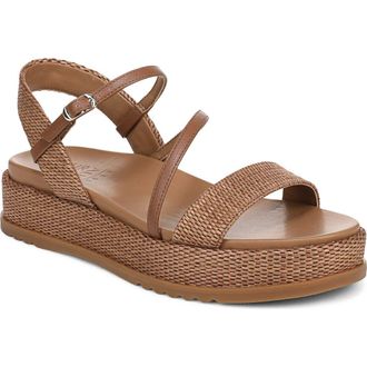 Naturalizer Zayda Platform Sandal in Walnut Wake at Nordstrom, Size 8.5