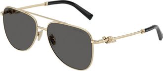 Tiffany & Co. TF3116 6021S4 Womens Sunglasses Gold Size 59