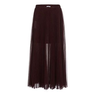 Patrizia Pepe Dames, Rokken, Bruin, Maat: XS Poliester