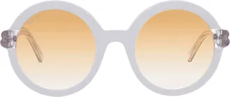 Bally Gradient Yellow Round Ladies Sunglasses BY0019-D 24F 54