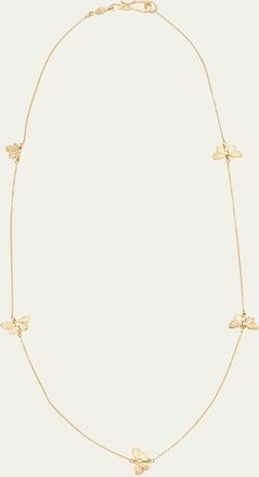 James Banks 5 Migration Necklace With Solid 18k Yellow Gold