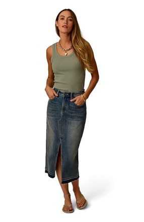 Carve Designs Atlas Denim Skirt in Favorite Fade at Nordstrom, Size 14