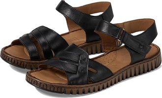 Spring Step Nochella Womens Sandals Black : EU 36 (US Womens 5.5-6) M, Leather