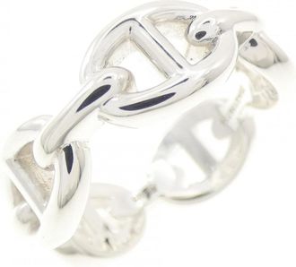 Herm&egrave;s Silver 925 Band Ring (Pre-Owned)