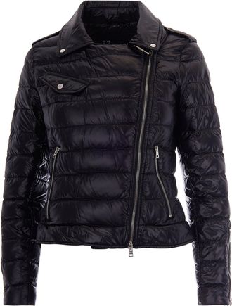 Herno Black Ultralight Nylon Bomber Jacket